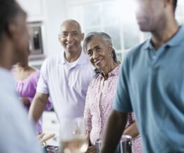 A group of African American baby boomers, men and women